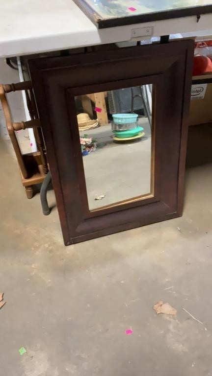 Wood Framed mirror