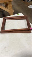 Two wooden picture frames