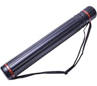 EXPANDABLE LOCKING POSTER TUBE WITH STRAP (BLACK