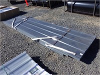 12'x3' Grey Metal Roof Panels