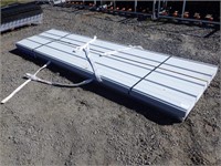 12'x3' Grey Metal Roof Panels