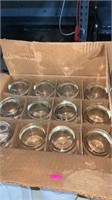 Box of 12 short glasses