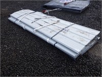 37"x142" White Metal Roof Panels