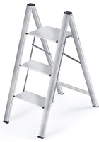 KINGRACK 3 STEP LADDER, ALUMINIUM LIGHTWEIGHT