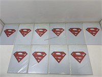 10 New sealed superman white bag comics bagged