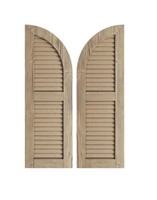Timberthane Arch Top Faux Wood Shutters
