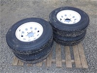 ST225/75R15 Radial Trailer Rims/Tires