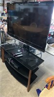 52 inch flat screen Samsung with stand and DVD