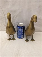 2 Solid Brass Ducks
