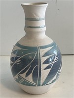Vintage "R Gonza Signed" Navajo Pottery Vase 6in