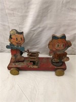 Vintage Scrappy & Margy Pull Toy