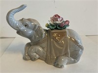 Miquel Requena Porcelain Elephant NO Chips 5in