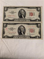 1953, 53A Two Dollar Red Seals