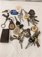 Vintage Keys, Key Chains - Some Advertising