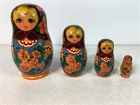Russian Nesting Doll Set Large One Cracked