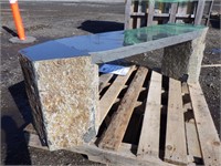 Natural Stone Bench