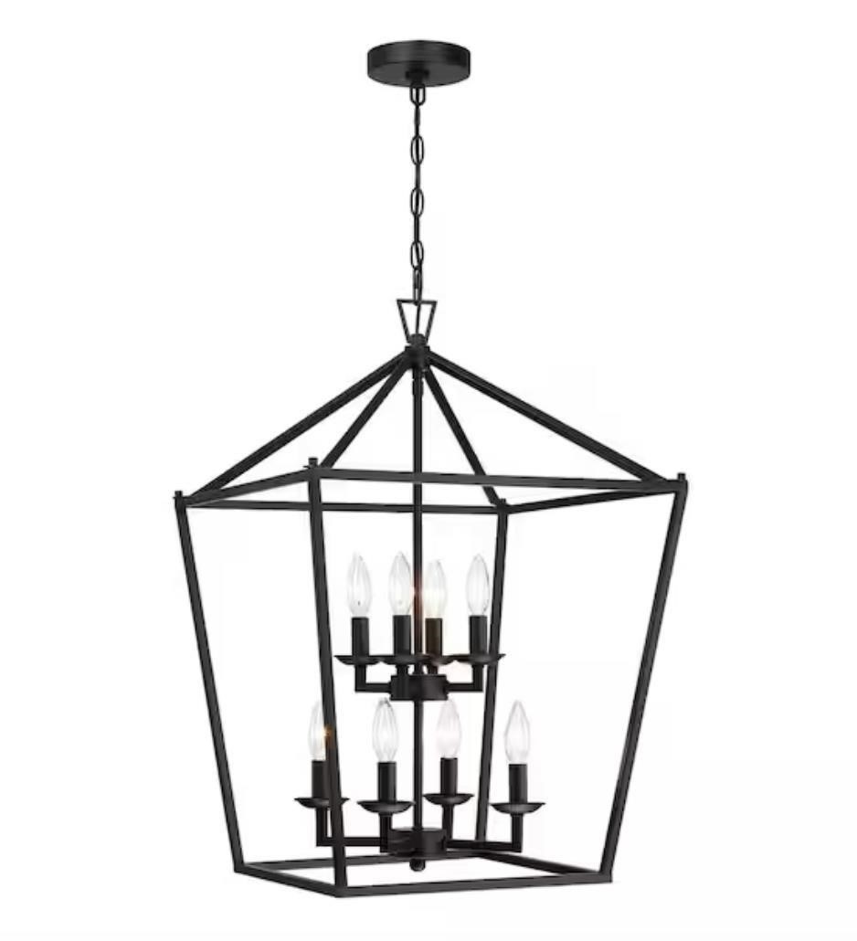 Gurjit 6 - Light Lantern Geometric Chandelier