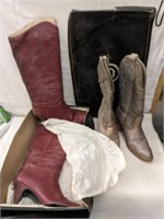 Etienne Aigner Sz 10 Like New & Capezio Boots Sz 9