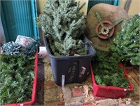 Lot of Christmas Trees Contents Not Verified, AS