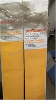 PAIR OF SYLVANIA 5000K Two Pack TUBE LIGHTs and