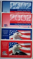 2002 P&D & 2003 P&D  US. Mint Uncirculated sets