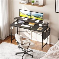 $105 MUTUN Computer Desk with Adjustable Monitor