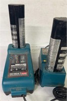 MAKITA FAST CHARGER MODEL DC9700A, Pair of NiCad