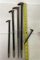 Rolling Head Alignment Pry Bars Forged Steel