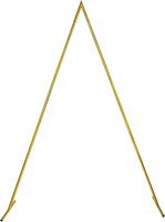 $35  8.5ft Gold Triangular Metal Backdrop Stand