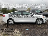 2020 Ford FUSION SE. LOW MILES. LIKE NEW. ABSOLUTE