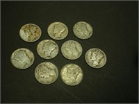 Silver Mercury Dimes