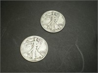 Silver Walking Liberty Half Dollars