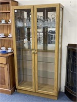 Vintage Mirror Backed China Cabinet 900x1800