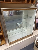 Mirror Backed China Cabinet 730x800 w/- 2 Glass