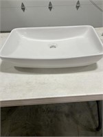 White sink