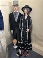 His & Hers Life Size Mannequin in Costume.