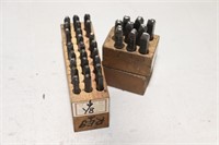 1/4 Inch Number Punches, 1/8 Inch Letter