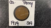 1914 Big Penny Coin