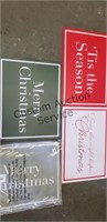 8pk of 3 Christmas signs