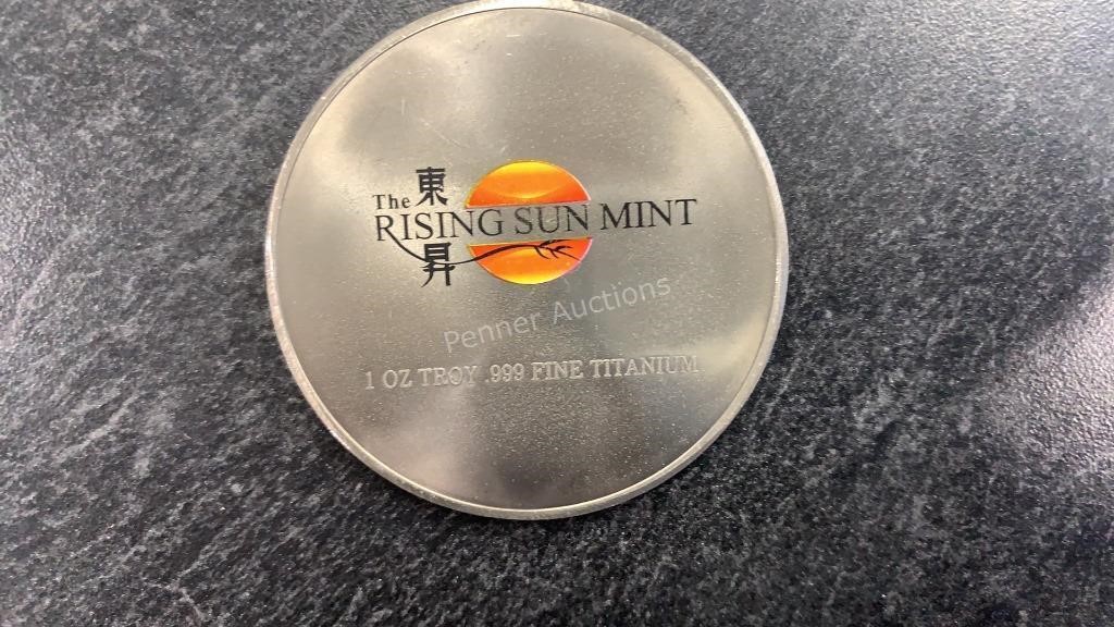 1oz Titanium Round Coin