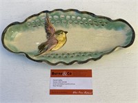 Superb Castle Harris Pottery Plate Bird W290