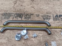 Stainless steel shower grab bars