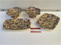 Selection Royal Winton Floral Plates / Comports