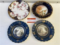 4 x Early English Collector Plates W210