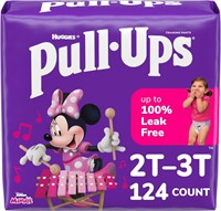 $48  Pull-Ups Girls' 2T-3T  124 Count  Vary 2T-3T