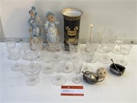 Selection Early Glassware / Figurines etc