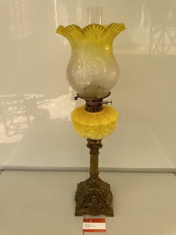 Superb Ornate Vintage Kero Lamp H770