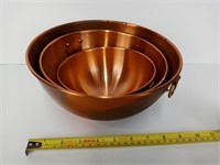 Copper Nesting Bowls