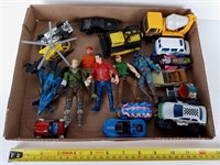 Die Cast & Articulating Action Figures Box Lot