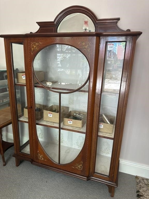 Superb Vintage China Cabinet 1070x1580 With Key